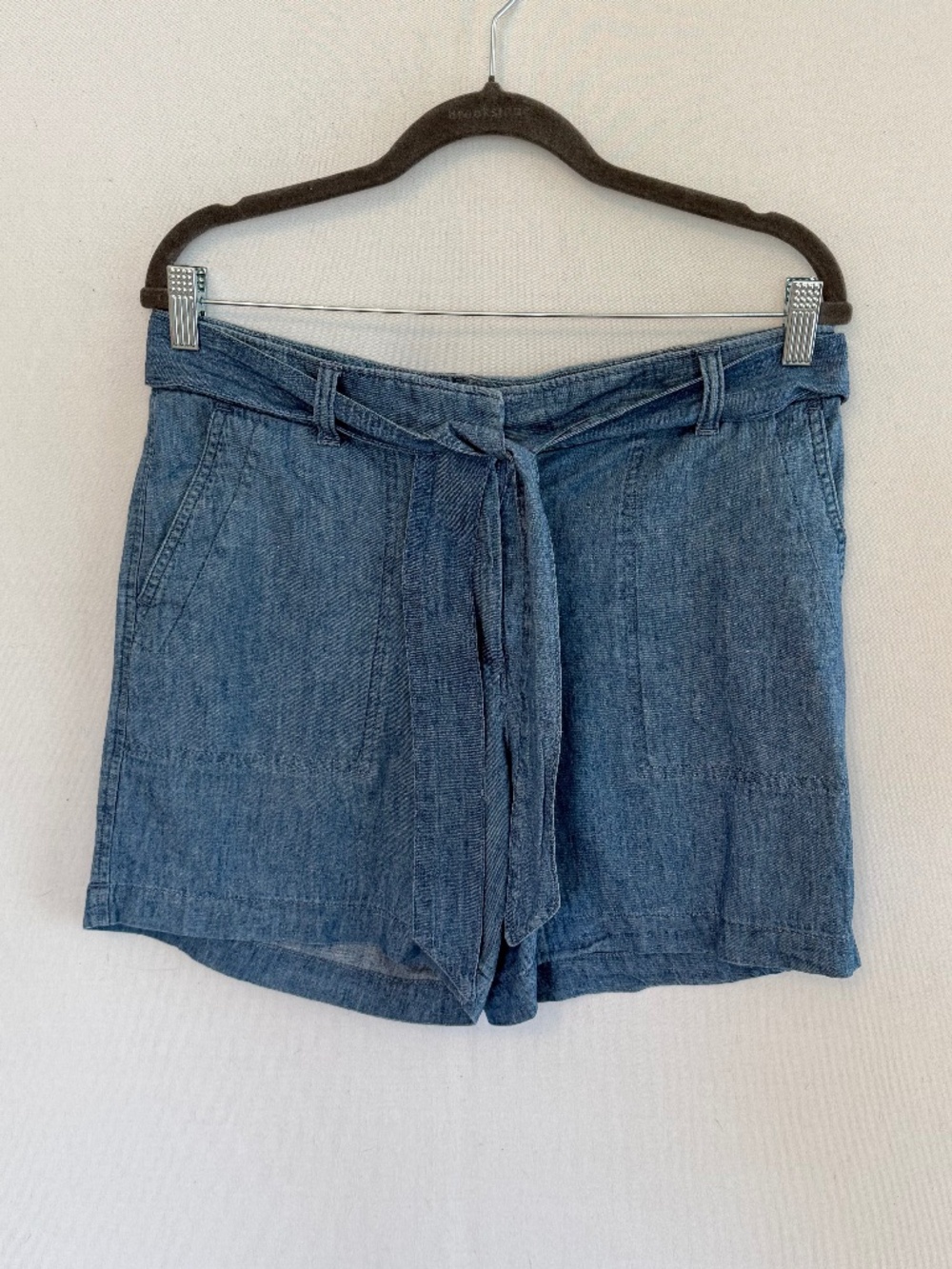 TALBOTS Women’s Size 6 Blue Linen Cotton Blend 6 inch Inseam Shorts